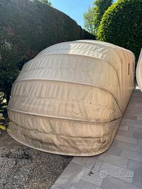 Box in tela con telaio in alluminio