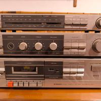 Amplificatore sintonizzatore e piastra Pioneer 