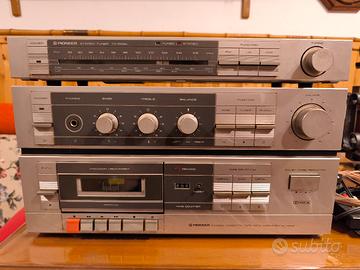 Amplificatore sintonizzatore e piastra Pioneer 