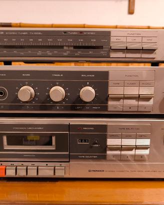 Amplificatore sintonizzatore e piastra Pioneer 