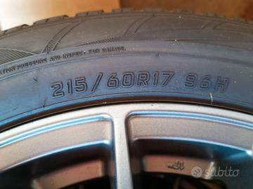 Gomme invernali 215/60R17 con cerchi OZ