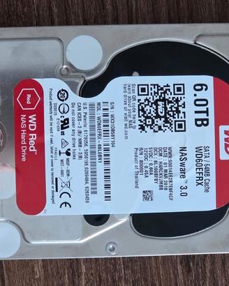 Hard Disk WD RED 6TB