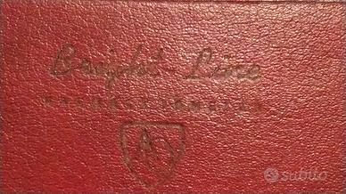 Scatola box Bright Line pelle rossa 18.50x10x2.50