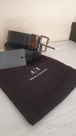 Armani Exchange - Cintura uomo reversibile  nuova