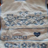 Bavaglino ricamato Filippo