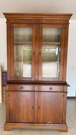 Credenza con vetrina arte povera