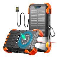 Powerbank da 26.800mAh solare e wireless