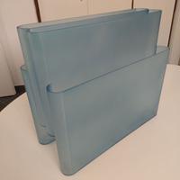 Porta riviste Kartell grigio-azzurro