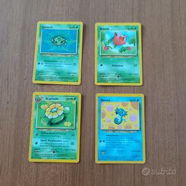 lotto 4 carte pokemon vintage italiane wotc (skipl
