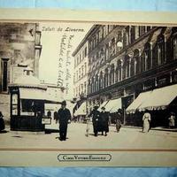 RIPRODUZIONE 04 CART. POSTALE LIVORNO INIZI '900