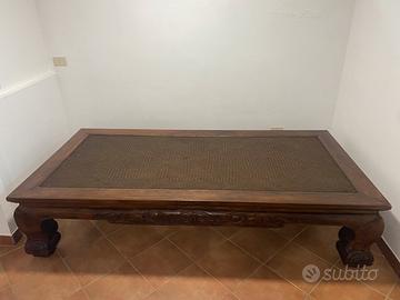 Letto da oppio antico Cina