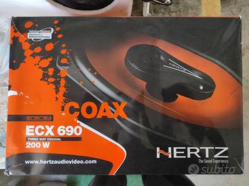 Altoparlanti coassiali Hertz ECX 690, 3 vie 200W
