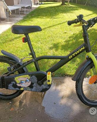 Bici bambino Btwin Dark Hero 500 - 16 Pollici 4-6Y