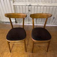 Coppia vecchie sedie vintage