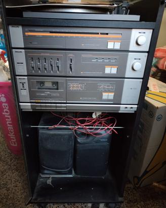 Impianto stereo Philips hi fi il  con casse