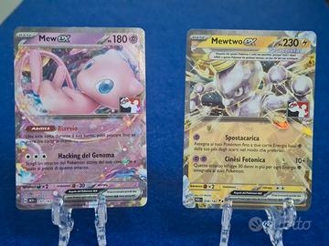 Pokemon Lotto Play Mew Ex e Mewtho+Comuni
