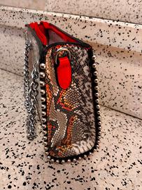 borsa finta pelle di serpente 
