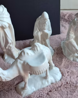 Imola arte statue ceramica bianca re magi cammello