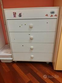 cassettiera Cam con ruote