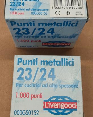 Punti per pinzatrice grandi spessori