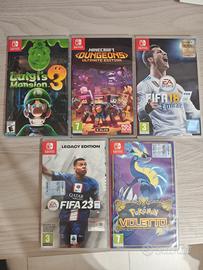 Scatole vuote giochi Nintendo switch 