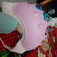 Fascia per schampo capelli rosa corona