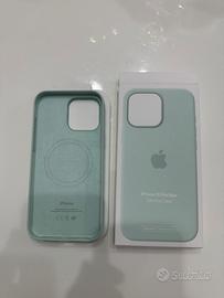 Cover Iphone 16 Pro Max verde acqua magsafe apple