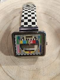 orologio schermo RAI , PAL color 