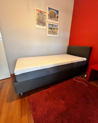 Letti singoli Flou Notturno con cassettone
