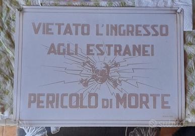 Cartello Enel pericolo