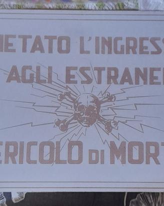 Cartello Enel pericolo