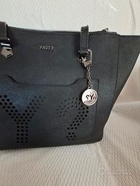 Borsa Shopping Y NOT? Nera - Elegante e Capiente 