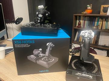 Hotas logitech x56 - simulatore volo
