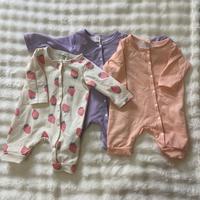 Set tutine neonato – 3 pezzi Cotone morbido