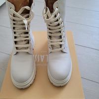 Stivaletto Donna Pelle Panna