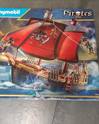 Galeone dei pirati Playmobil 70411 con scatola 