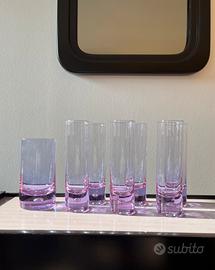 Set bicchieri e caraffa in alessandrite