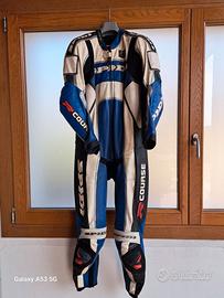 tuta moto Spidi in pelle di canguro  taglia 54