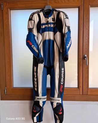 tuta moto Spidi in pelle di canguro  taglia 54