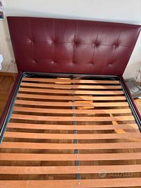 Letto matrimoniale Poltrona Frau in pelle – design