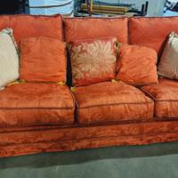 Divano 4 posti misto seta damascato