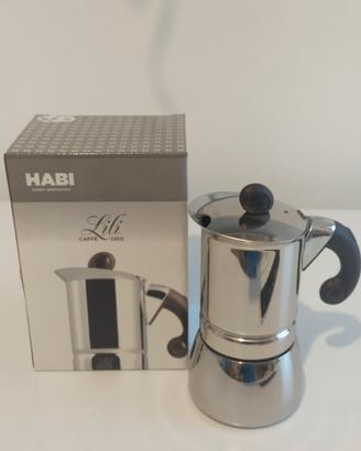 caffettiera ad induzione Habi 4 tazze