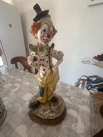 Scultura vintage clown Firmata A.Belcari