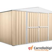 Box in lamiera di Acciaio 360x260cm 9mq beige