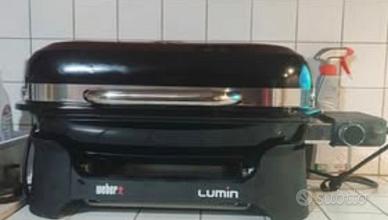 grill barbecue elettrico weber lumin compact 
