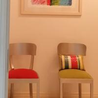 3 SEDIE COLOR ARGENTO LUCIDO 