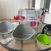 Gabbietta “Rody 3 - duo” e accessori