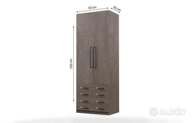 Armadio con cassettiera