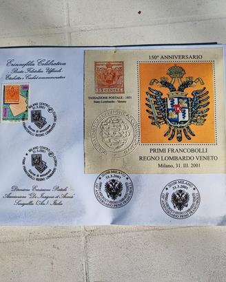 Regno Lombardo - Veneto Busta commemorativa 