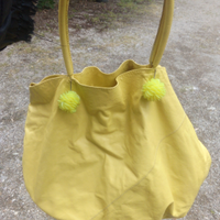 Borsa gialla artigianale Fendi